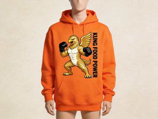 Mexico golden eagle kung fu hoodie streetwear - unisex pullover front view