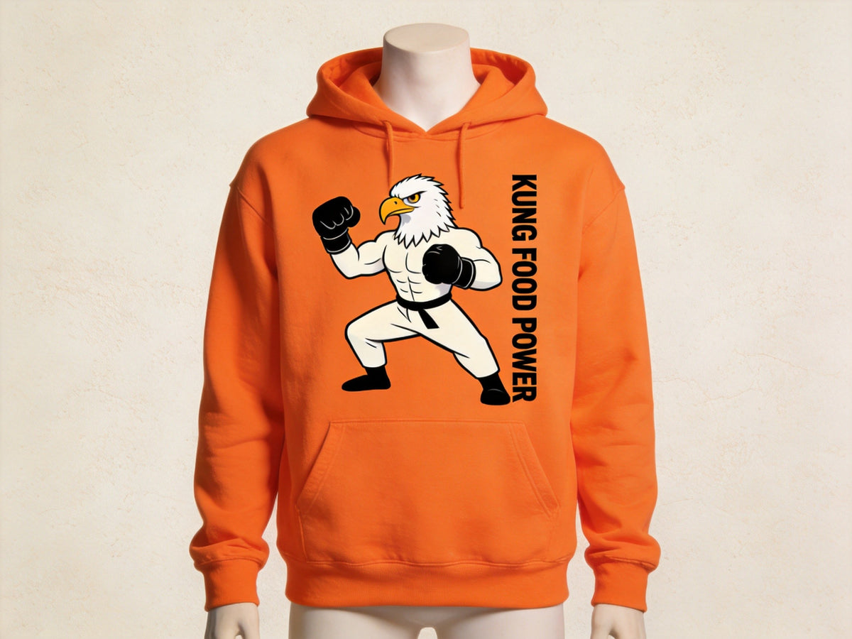 Argentina Pampas eagle kung fu hoodie streetwear - unisex pullover front view