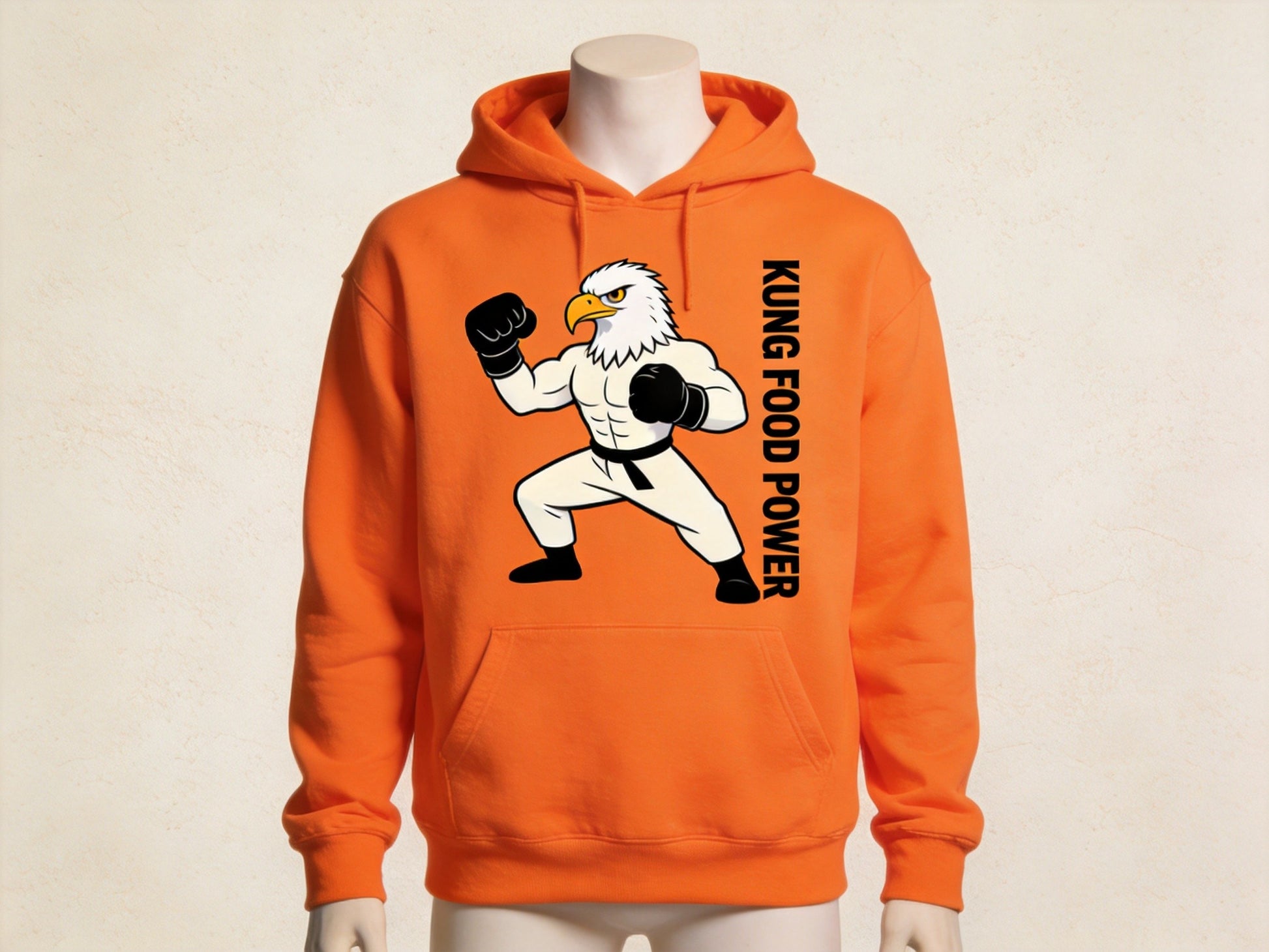 Argentina Pampas eagle kung fu hoodie streetwear - unisex pullover front view