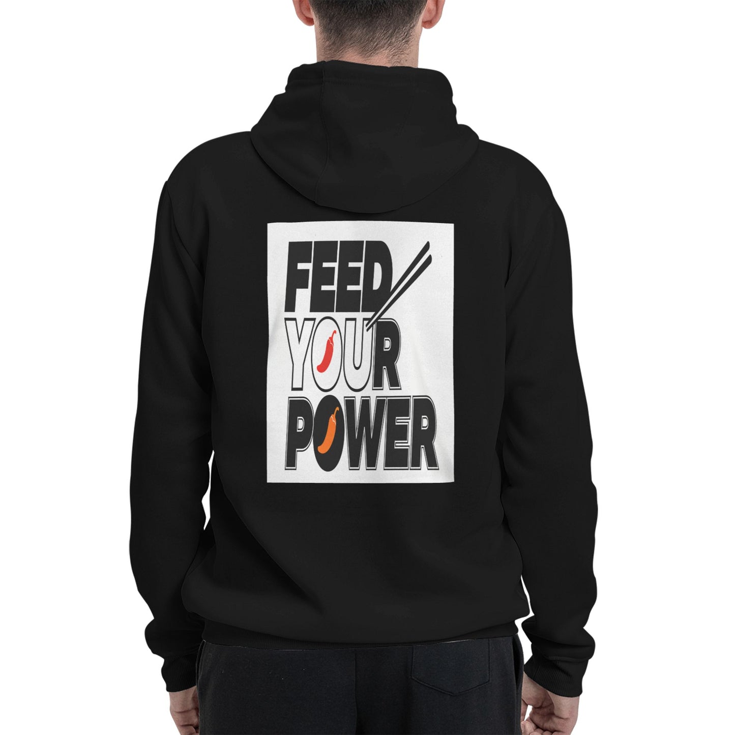 KUNG FOOD POWER Hoodie - White with Kung Fu Cat Design | 2026 World Cup Streetwear